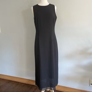 Vintage Sleek Midi Slip Dress